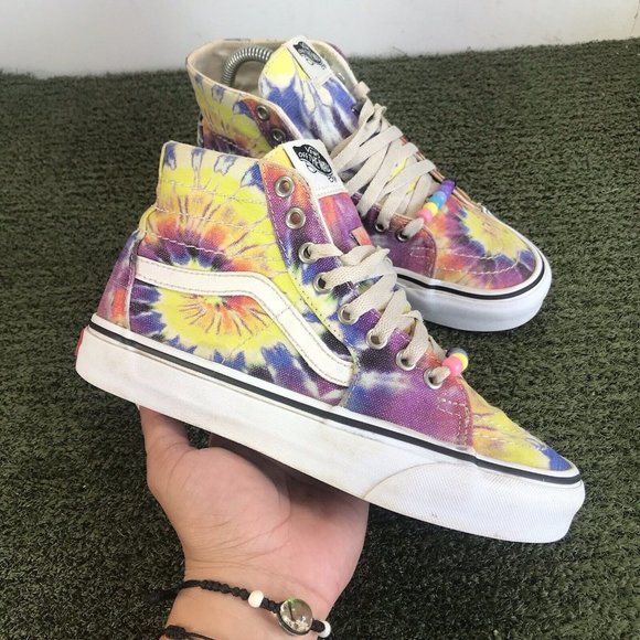 Vans Shoes - Women 7- Vans Sk8-Hi Tapered Washed Tie-Dye Shoes Multicolor VN0A4U1619X